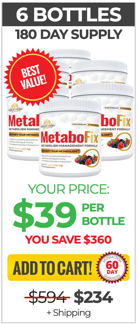 MetaboFix - 3 bottles